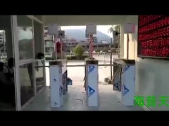 Construction Site Tripod Turnstile Card Reader 3 Arm Bi Directional Access