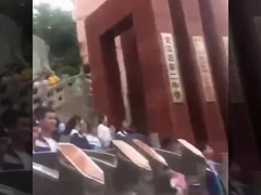 Semi Automatic Flap Barrier Turnstile Train Station Handicap Turnstile