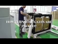 Anti Collision Sliding Barrier Gate , ESD Turnstile Gate System For Building