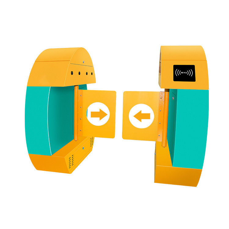 Safe Kindergarten Swing Barrier Turnstile Colorful Retractable Compact Size
