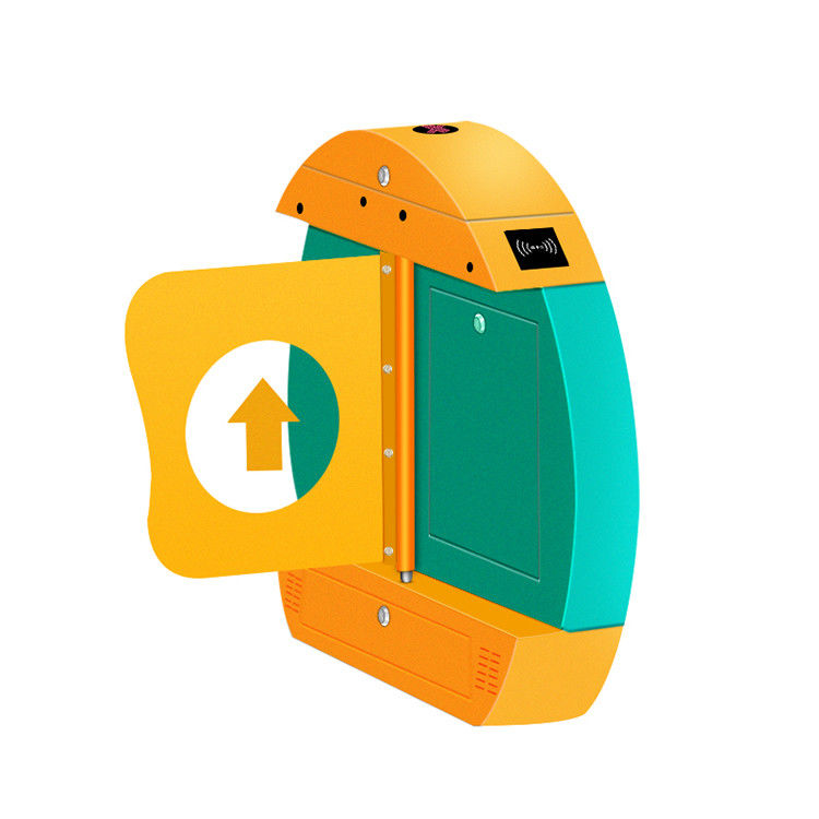Safe Kindergarten Swing Barrier Turnstile Colorful Retractable Compact Size