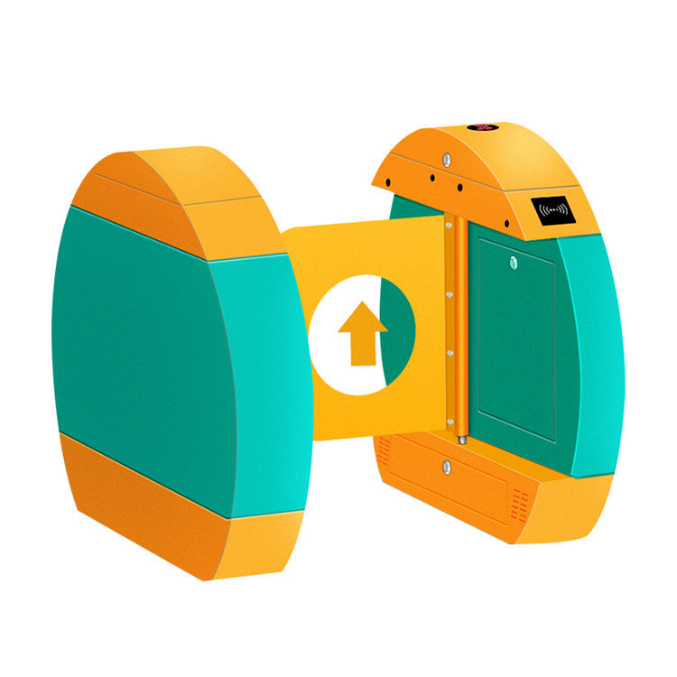 Safe Kindergarten Swing Barrier Turnstile Colorful Retractable Compact Size