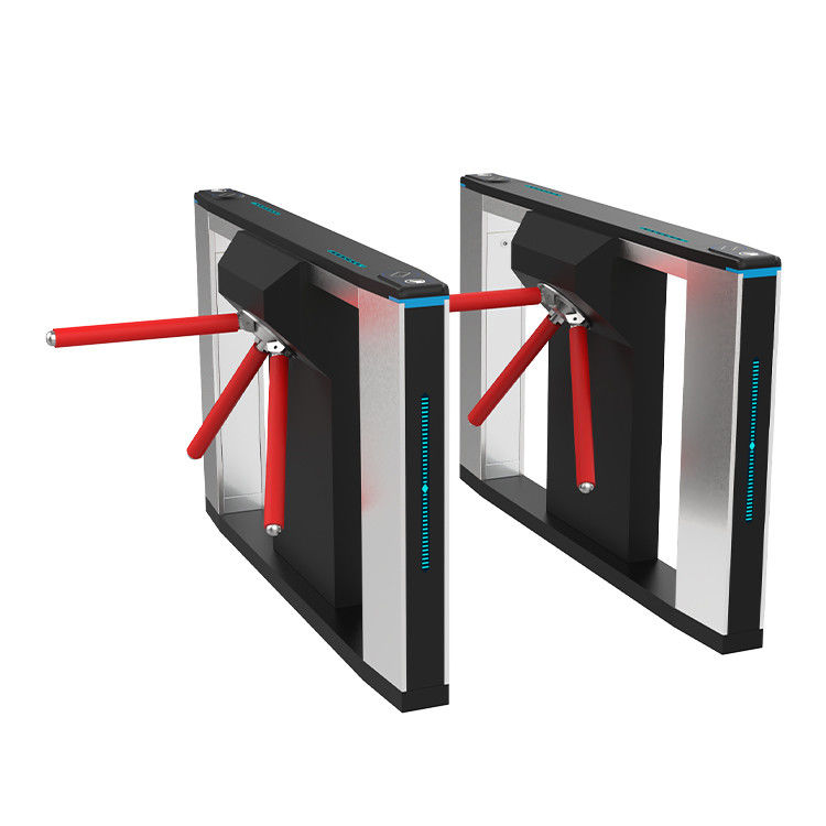 Security Magnetic Tripod Turnstile Manufacturers With Dual Color LED
