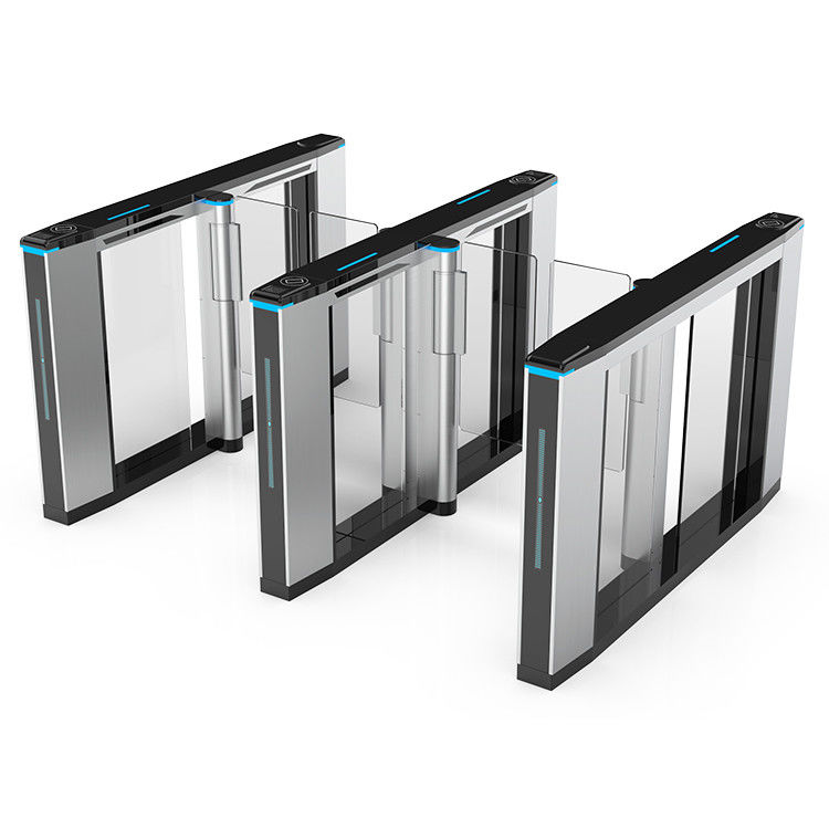 Office 40-60p/m Speed Gate Turnstile Biometric Access Control with Servo Driving Motor