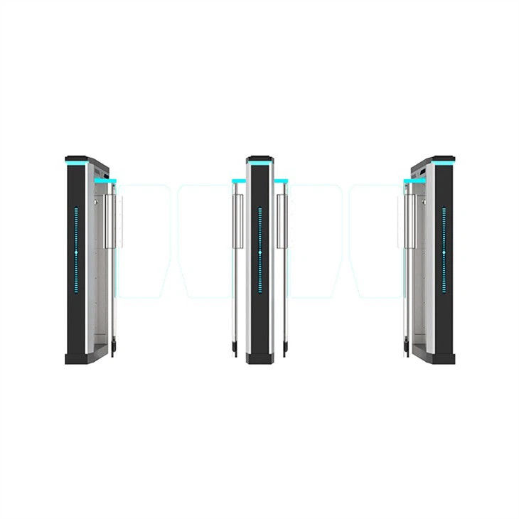Office 40-60p/m Speed Gate Turnstile Biometric Access Control with Servo Driving Motor