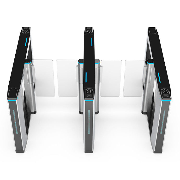 Office 40-60p/m Speed Gate Turnstile Biometric Access Control with Servo Driving Motor