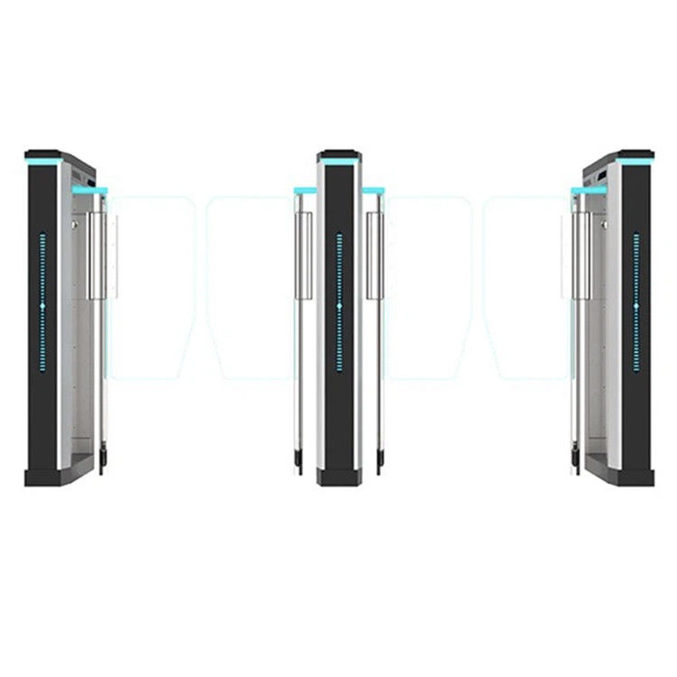 SUS304 Slim Speed Gate Turnstile Entry System 40p/m-60p/m with Buzzer Alarm