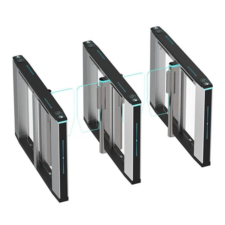 SUS304 Slim Speed Gate Turnstile Entry System 40p/m-60p/m with Buzzer Alarm