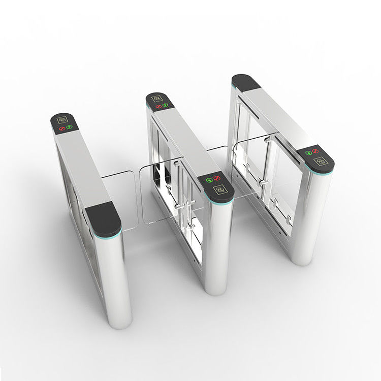 Outdoor Indoor Half Height Turnstile Security Doors For Biometric Access Control System